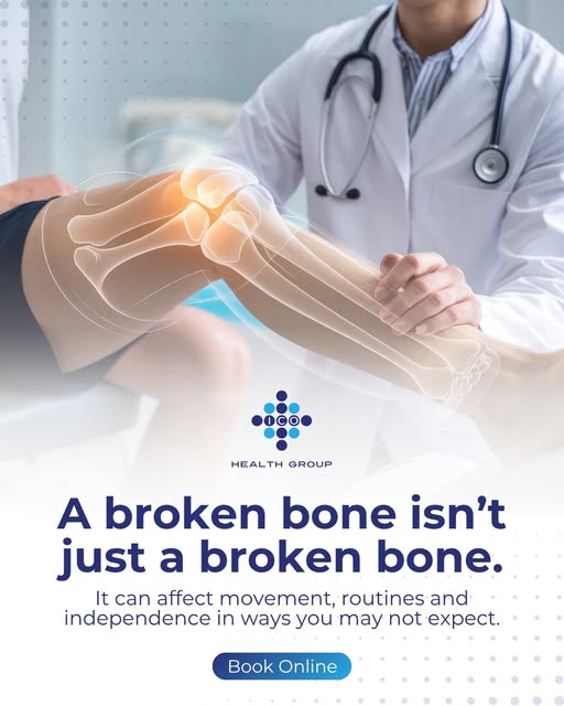 Instagram post: a broken bone isn't just a broken bone